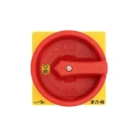Eaton 3-Pole Flush Isolator Switch, IP65, 63A, 30 kW, 440V AC, Panel Mount, Red Handle IP65