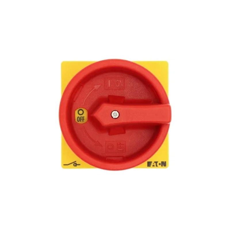 Eaton 3-Pole Flush Isolator Switch, IP65, 63A, 30 kW, 440V AC, Panel Mount, Red Handle IP65