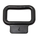 HellermannTyton Black Polyvinyl Chloride Cable Clip Screw Fixing 48 mm Length 15.5 mm Width 25 mm Depth 201-20030 R3-PVC-BK