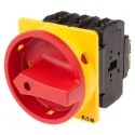 Eaton 3-Pole Panel Mount Isolator Switch, IP65, 32A, 55 kW, Red Handle, P3-100 Series 