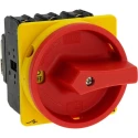 Eaton 3-Pole Panel Mount Isolator Switch, IP65, 32A, 55 kW, Red Handle, P3-100 Series 