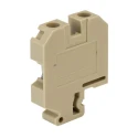 Weidmüller SAK Series Feed Through Terminal Block Brown, 10mm² Cable CSA, 1-Level, Screw Termination, 57A 0110060000