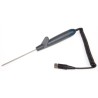 Digitron PT100 General Temperature Probe, 100 mm Length, 3.3 mm Diameter, 600 °C Max PT100