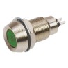 Marl Panel Mount LED Indicator Green, 12.7 mm Mount Hole, Solder Tab Termination, IP67, 28V DC 512-532-22