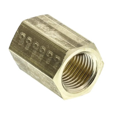 Legris Pneumatic Brass Pipe Fitting Threaded Coupler Female G 1/4 in to Female G 1/4 in 0155 13 13