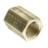 Legris Pneumatic Brass Pipe Fitting Threaded Coupler Female G 1/4 in to Female G 1/4 in 0155 13 13