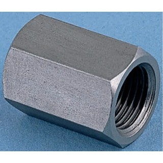 Legris Pneumatic Stainless Steel Pipe Fitting Straight Hexagon Coupler Female G 3/8 in x Female G 3/8 in 1855 17 17
