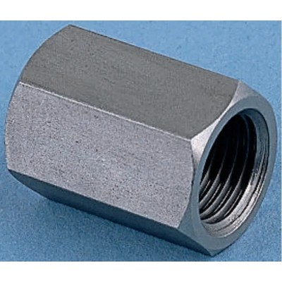 Legris Pneumatic Stainless Steel Pipe Fitting Straight Hexagon Coupler Female G 3/8 in x Female G 3/8 in 1855 17 17