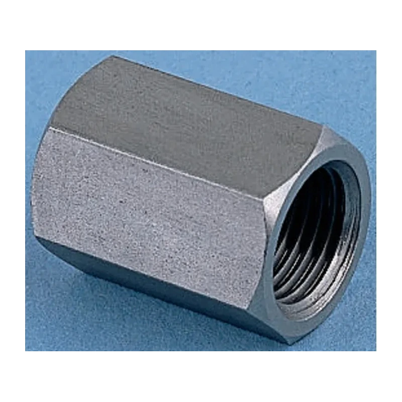 Legris Pneumatic Stainless Steel Pipe Fitting Straight Hexagon Coupler Female G 3/8 in x Female G 3/8 in 1855 17 17