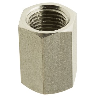 Legris Pneumatic Stainless Steel Pipe Fitting Straight Hexagon Coupler Female G 1/4 in x Female G 1/4 in 1855 13 13