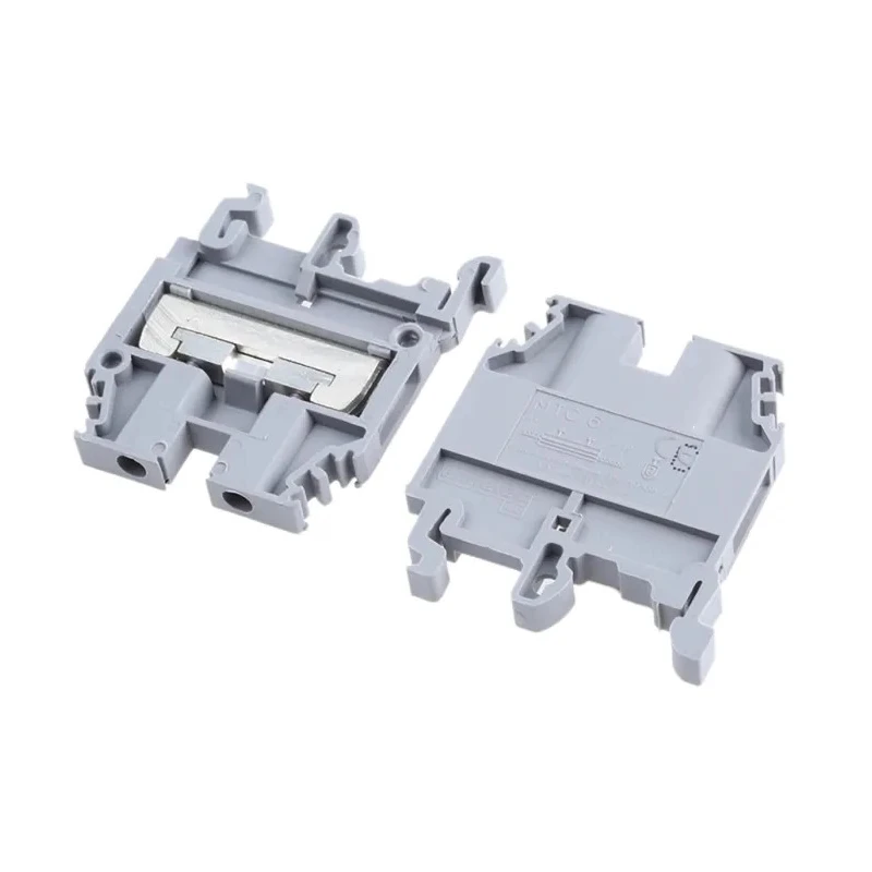 Entrelec SNA Series DIN Rail Terminal Block Grey 4mm² 1-Level Screw 500V AC 30A 1SNA115206R2200