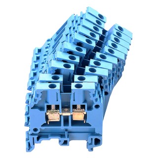 Entrelec SNA Series DIN Rail Terminal Block Blue, 4mm² Cable CSA, 1-Level, Screw Termination 1SNA125116R0100