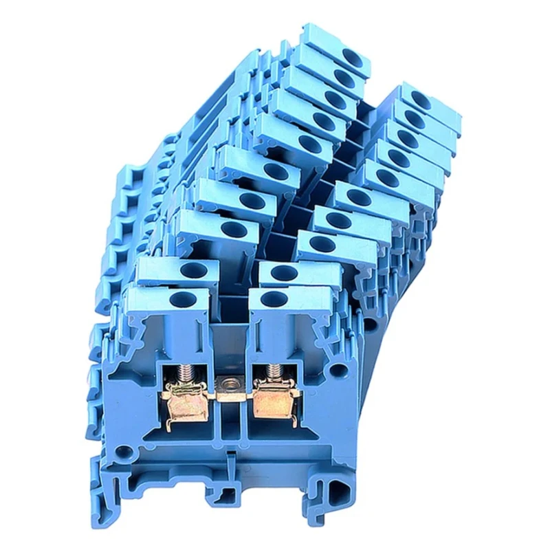 Entrelec SNA Series DIN Rail Terminal Block Blue, 4mm² Cable CSA, 1-Level, Screw Termination 1SNA125116R0100