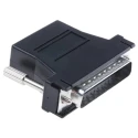 RS PRO 25-Way D-Sub to Male Male RJ45 Female Female D-Sub Adapter 15mm 818-716