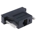 RS PRO 25-Way D-Sub to Male Male RJ45 Female Female D-Sub Adapter 15mm 818-716