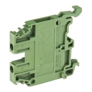 Entrelec SNA Series DIN Rail Terminal Block Green, 4mm² Cable CSA, 1-Level, Screw Termination, 32A Current 1SNA105001R2700