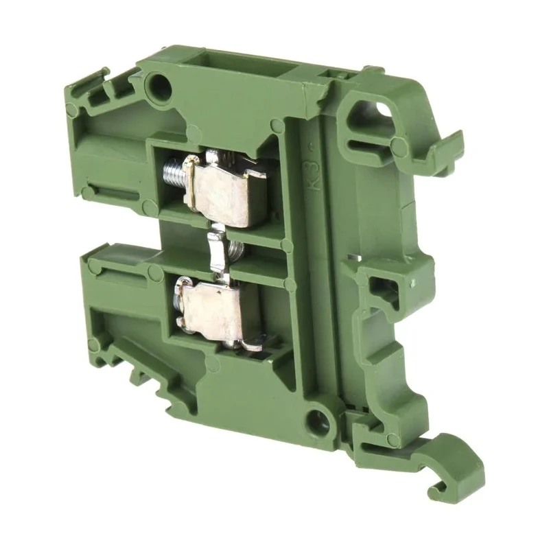Entrelec SNA Series DIN Rail Terminal Block Green, 4mm² Cable CSA, 1-Level, Screw Termination, 32A Current 1SNA105001R2700