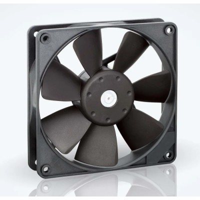 ebm-papst 4400 F Series Compact High-Performance Axial Fan, 12V DC, 720 mW, 72 m³/h, IP20, 119 mm Square Frame 