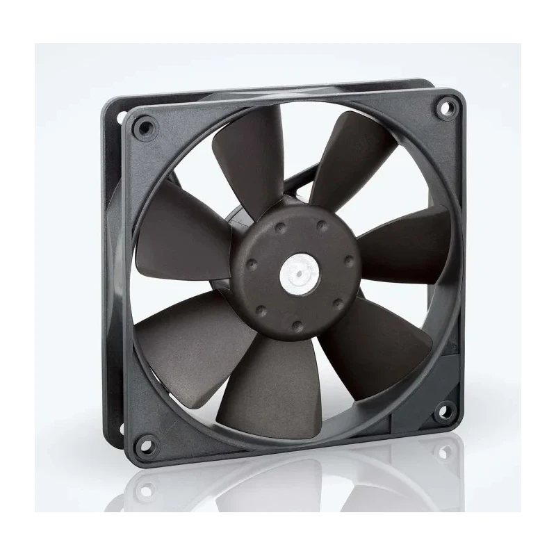 ebm-papst 4400 F Series Compact High-Performance Axial Fan, 12V DC, 720 mW, 72 m³/h, IP20, 119 mm Square Frame 