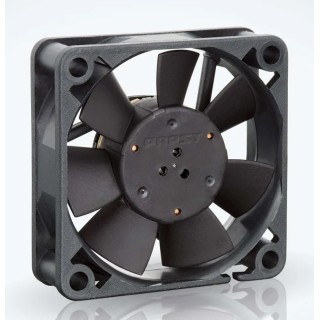 ebm-papst 500 F Series Axial Fan, 12V DC, 20 m³/h Airflow, 1 W Power, 80 mA Max, IP20, 50 mm x 50 mm x 15 mm IP20