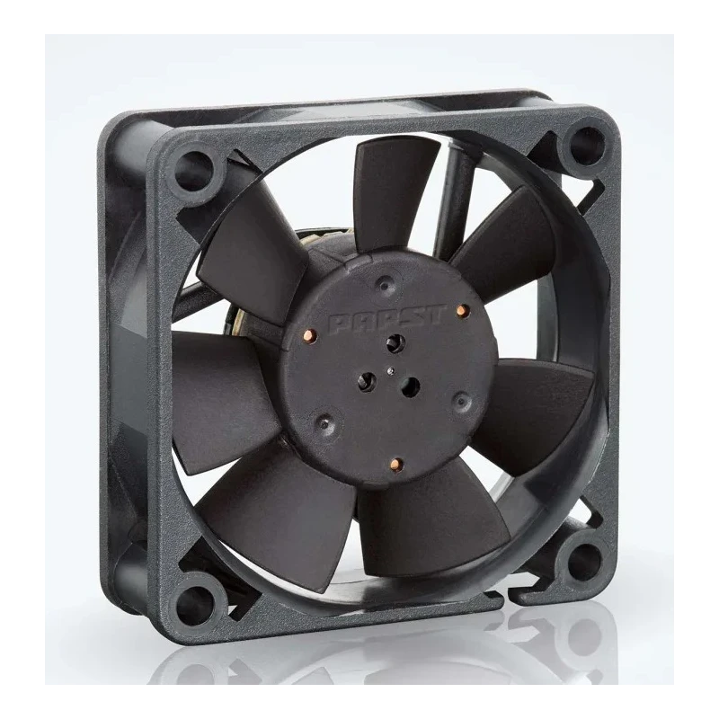 ebm-papst 500 F Series Axial Fan, 12V DC, 20 m³/h Airflow, 1 W Power, 80 mA Max, IP20, 50 mm x 50 mm x 15 mm IP20
