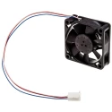 ebm-papst 500 F Series Axial Fan, 12V DC, 20 m³/h Airflow, 1 W Power, 80 mA Max, IP20, 50 mm x 50 mm x 15 mm IP20