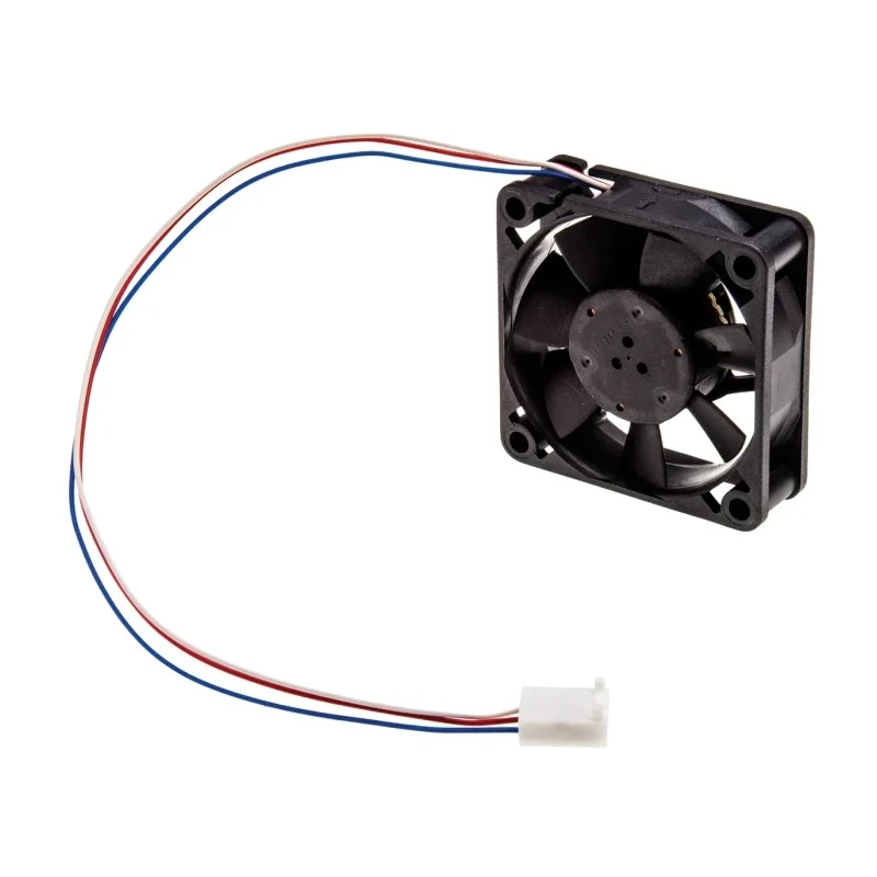 ebm-papst 500 F Series Axial Fan, 12V DC, 20 m³/h Airflow, 1 W Power, 80 mA Max, IP20, 50 mm x 50 mm x 15 mm IP20