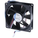 ebm-papst 3400 N Series Ball Bearing DC Axial Fan 12V dc 420 mW 36 m³/h 92 mm 25 mm 3412 N/2GLLE-453