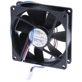 ebm-papst 3400 N Series Ball Bearing DC Axial Fan 12V dc 420 mW 36 m³/h 92 mm 25 mm 3412 N/2GLLE-453
