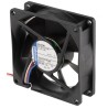 ebm-papst 8400 N Series DC Axial Fan, 12V DC, 78 m³/h Air Flow, 2.2 W Power, IP68, 80 mm Frame, Model