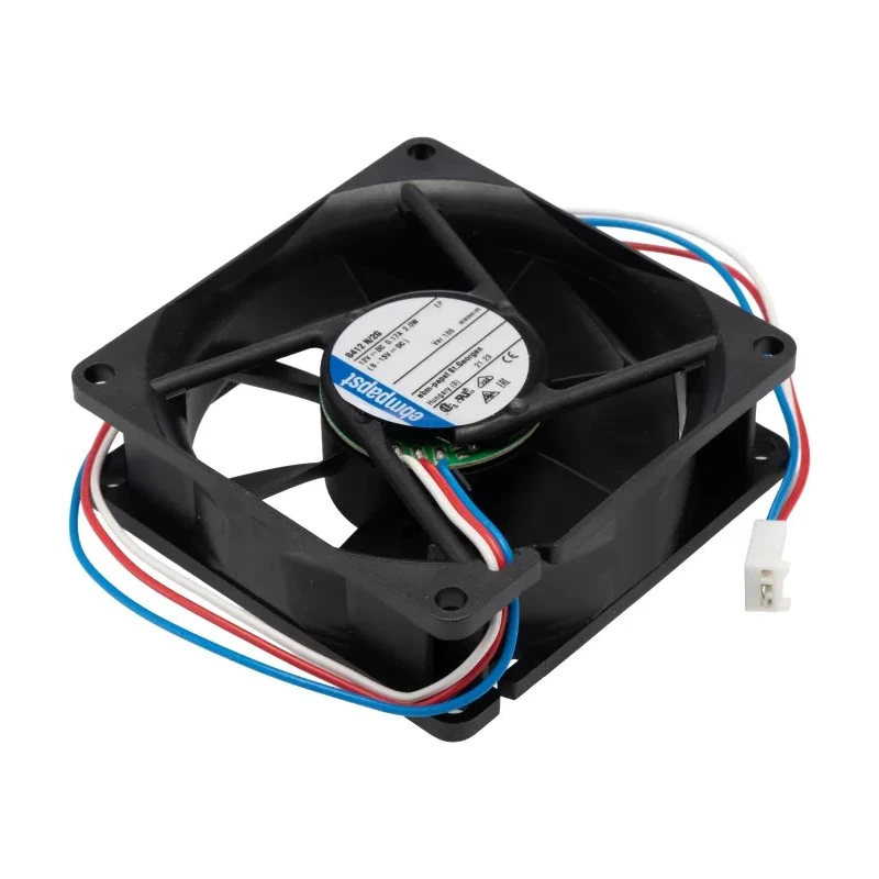 ebm-papst 8400 N Series Axial Fan 12V dc 2 W 69 m³/h IP68 80mm x 80mm x 25mm 