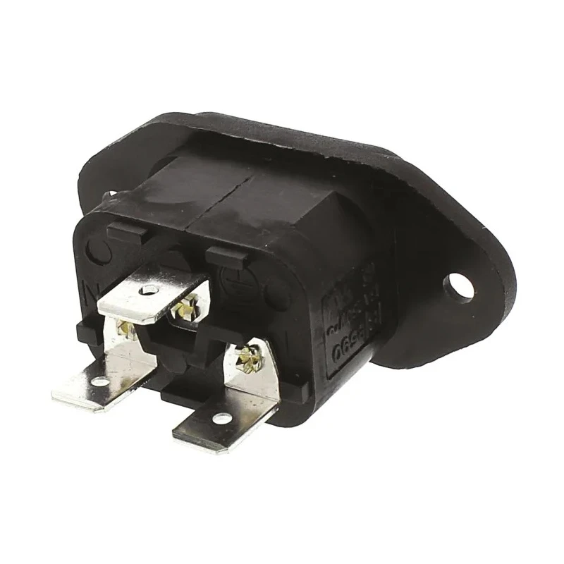 Bulgin C16 Straight Flange IEC Connector, 250V, 10A PX0590/63