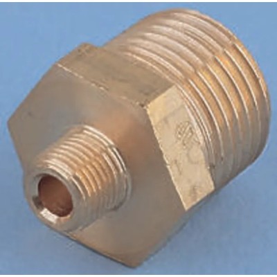 Legris Pneumatic Fitting Brass Pipe Fitting Straight Threaded Adapter Male R 3/4 in to Male R 3/4 in 0121 27 27