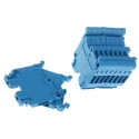 Entrelec SNA Series Feed Through Terminal Block Blue, 2.5mm² Cable CSA, 1-Level, Screw Termination 1SNA125486R0500