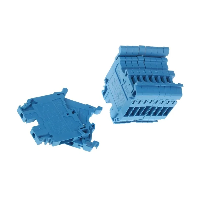 Entrelec SNA Series Feed Through Terminal Block Blue, 2.5mm² Cable CSA, 1-Level, Screw Termination 1SNA125486R0500
