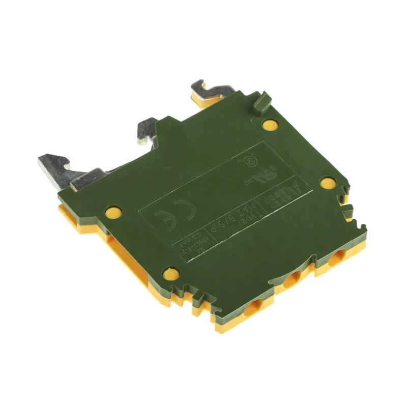 Entrelec SNA Series Earth Terminal Block Yellow Green, 2.5mm² Cable CSA, 1-Level, Screw Termination 1SNA165488R2700