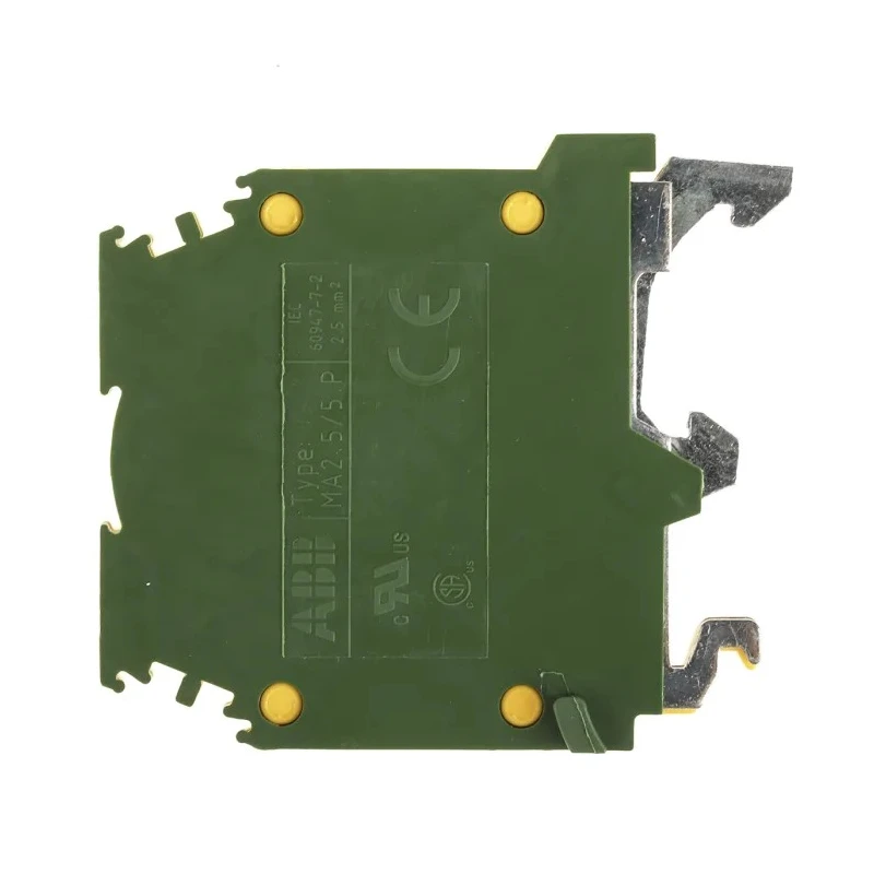 Entrelec SNA Series Earth Terminal Block Yellow Green, 2.5mm² Cable CSA, 1-Level, Screw Termination 1SNA165488R2700