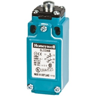 Honeywell Technologies GLC Series Plunger Limit Switch 2 NC IP66 Die Cast Zinc Epoxy Coated Housing 600V AC 10A GLCC06B