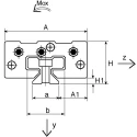 Igus Linear Guide Carriage drylin T Series Aluminium Carriage 90mm Length 70mm Width Static Load Rating 10kN TW-01-25