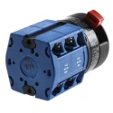 Kraus & Naimer 3 Position 60° Cam Switch, Panel Mount, 20A, IP40, Model CG8.A211/GBA001.*FT