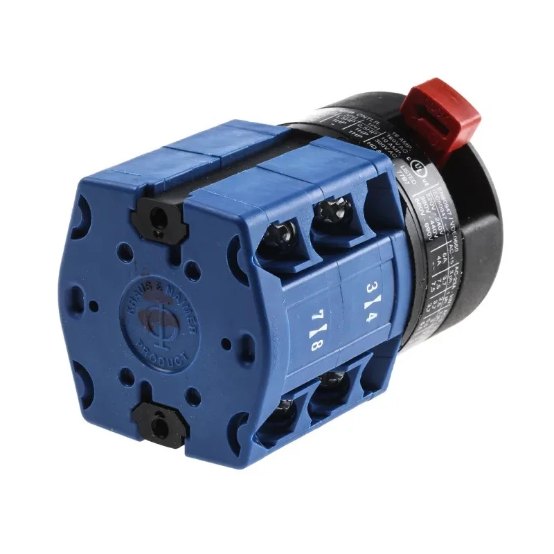Kraus & Naimer 3 Position 60° Cam Switch, Panel Mount, 20A, IP40, Model CG8.A211/GBA001.*FT