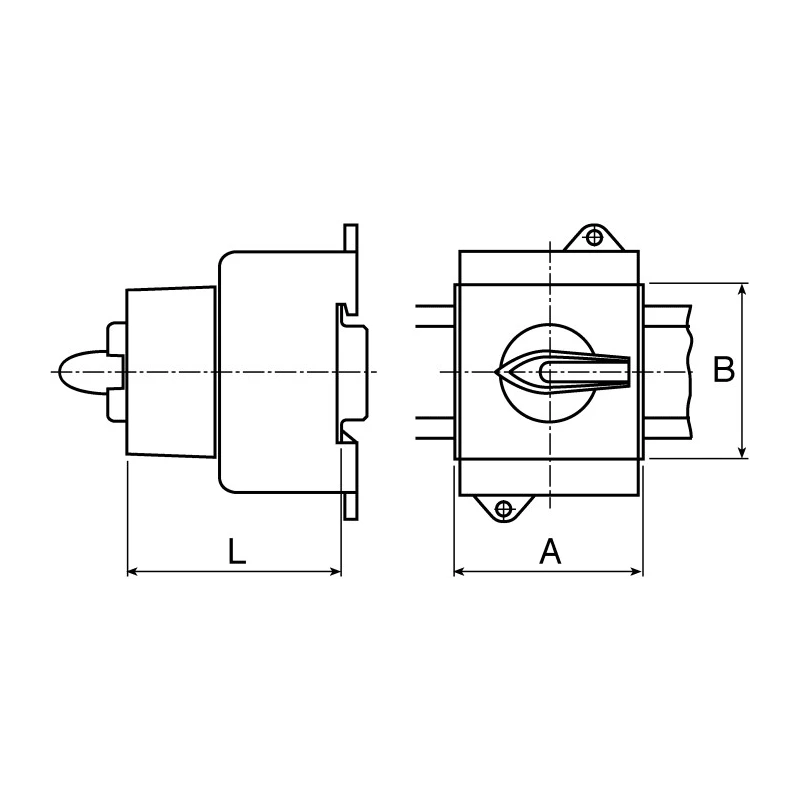 Kraus & Naimer 3-Pole Surface Isolator Switch IP65, 25A, 5.5W 