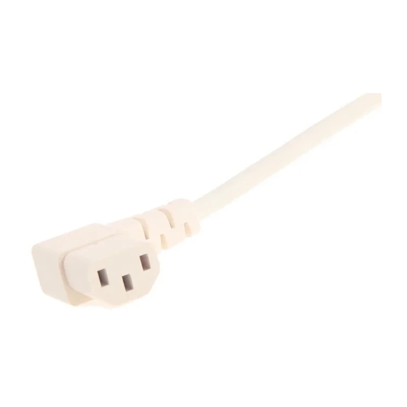 RS PRO IEC C13 to BS1363 Power Cord 2 m Cream PVC Jacket 10A 250V BS1363