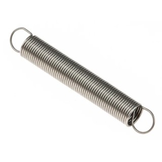 RS PRO Stainless Steel Extension Spring 27.2 mm Free Length x 4 mm Outside Diameter 821-396