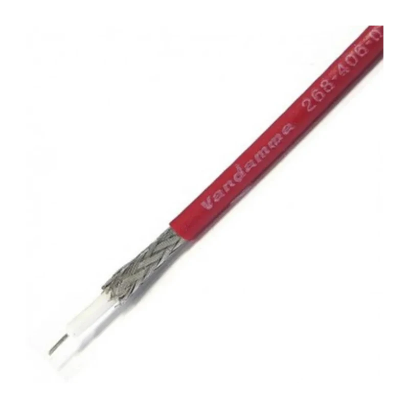 Van Damme Mini Standard 75 Series RG179 Coaxial Cable, 30 m Length, 75 Ω, Unterminated 
