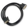 Van Damme Male DVI-D Dual Link to Male DVI Cable 5m Black Sheath 104-911-005