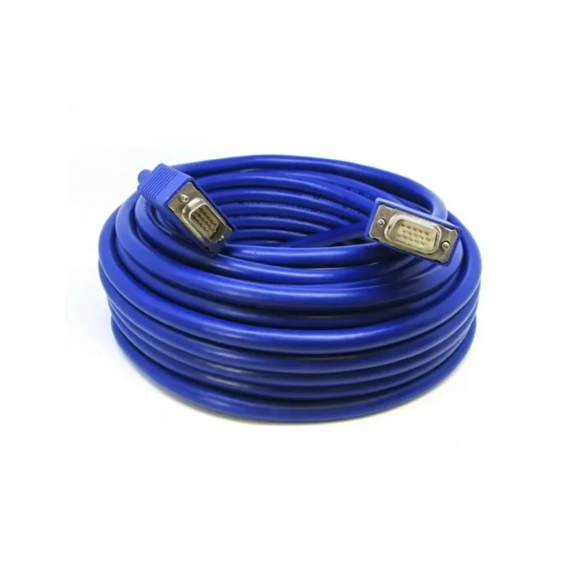 Van Damme Male VGA to Male VGA Cable 20 m Blue 30V PVC Jacket 104-242-220