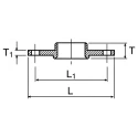Igus 2 Hole Bearing Unit , 10 mm Inside Diameter, 30mm Length, 15mm Width, 6mm Depth, Maintenance Free, Self GFL-10