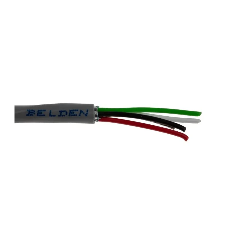 Belden Multipair Industrial Cable 2 Pairs 4 Cores 30 m Silver Sheath Polyvinyl Chloride 300V YE00418