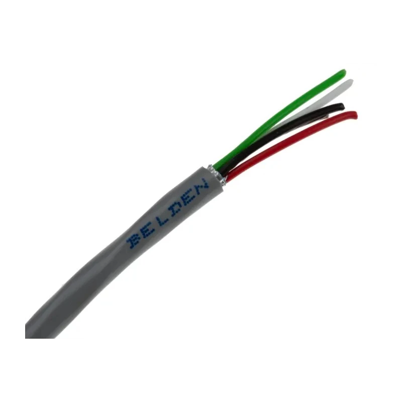 Belden Multipair Industrial Cable 2 Pairs 4 Cores 30 m Silver Sheath Polyvinyl Chloride 300V YE00418
